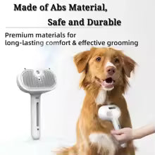 Steam Spray Dog Grooming Brush | Luxury Grooming Brush | Dog Steam Brush